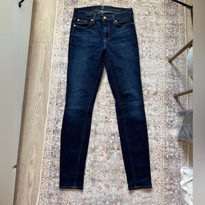 7 for all mankind Skinny Dark Blue Women's Jeans